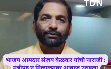 भाजप आमदार संजय केळकर यांची नाराजी : मंत्रीपद न मिळाल्यावर आवाज उठवला