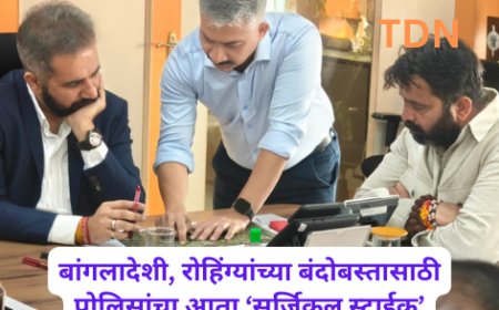 बांगलादेशी, रोहिंग्यांच्या बंदोबस्तासाठी पोलिसांचा आता ‘सर्जिकल स्ट्राईक’