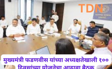 मुख्यमंत्री फडणवीस यांच्या अध्यक्षतेखाली १०० दिवसांच्या योजनेचा आढावा बैठक