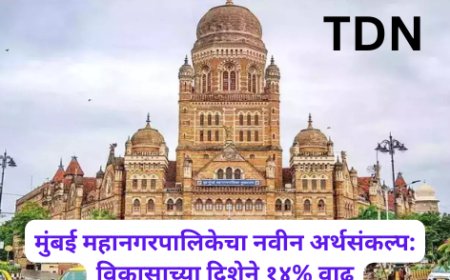 मुंबई महानगरपालिकेचा नवीन अर्थसंकल्प: विकासाच्या दिशेने १४% वाढ